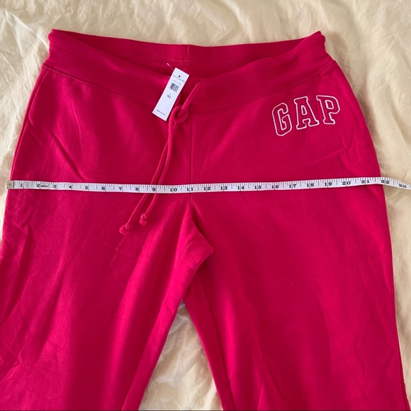 NWT Gap Logo Fleece Pants NWT Size Large Reg / Gap Pink Pants / Pink Soft Pants. - Picture 8 of 14